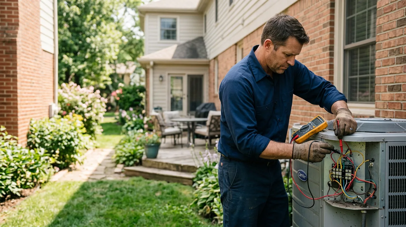 HVAC technician working near Pyote, TX